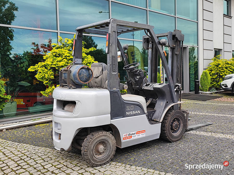 Wózek widłowy Nissan 02A20W 2 tony duplex 33 m małopolskie Kęty