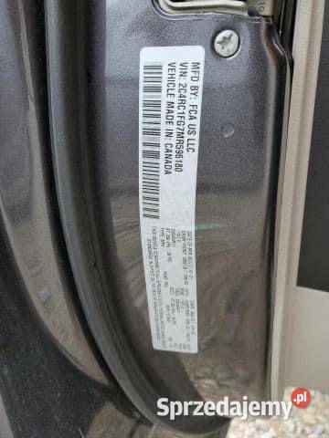 Chrysler Pacifica 2021 wspomaganie kierownicy sprzedam