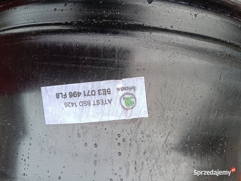 Komplet felg oryginalne skoda 16 Gorzów Wielkopolski