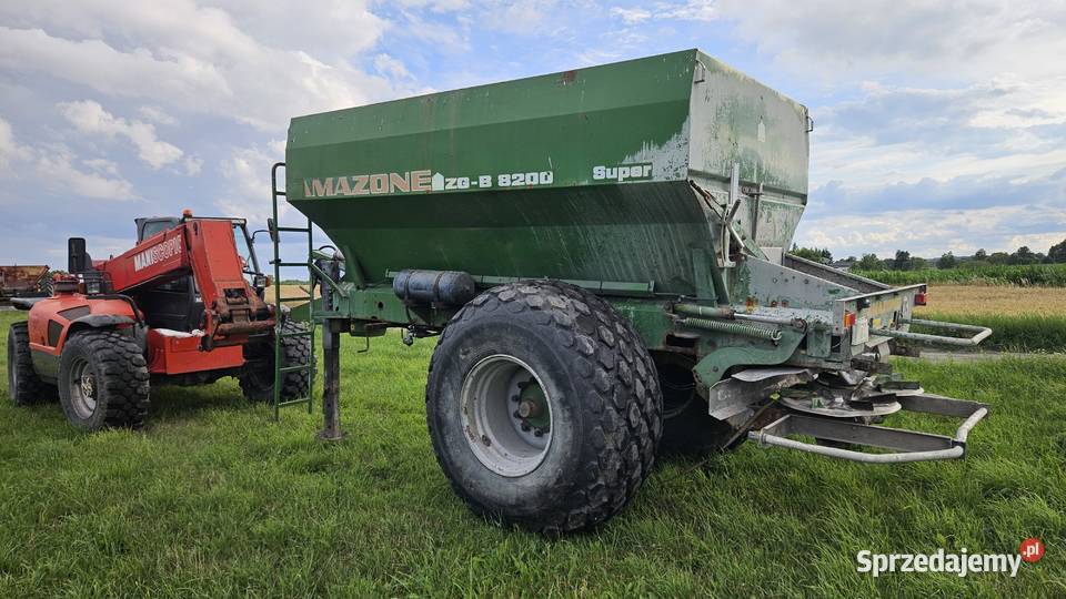 Rozsiewacz wapna amazone zgb 8200 2005 kujawsko-pomorskie Brodnica sprzedam