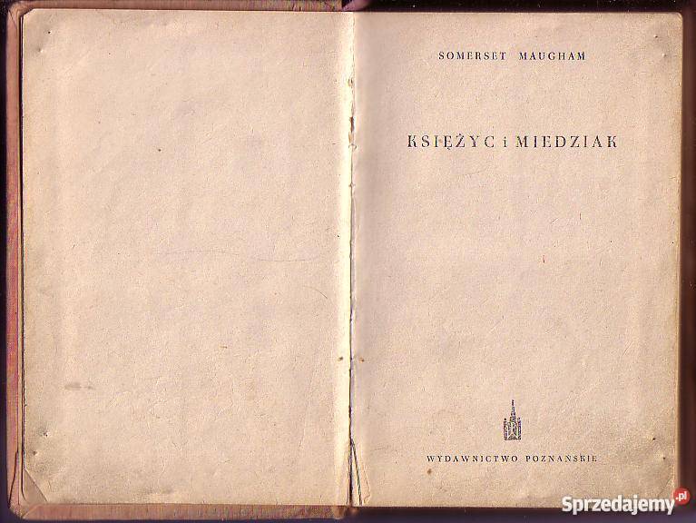 6439 KSIĘŻYC I MIEDZIAK SOMERSET MAUGHAM małopolskie Czyrna