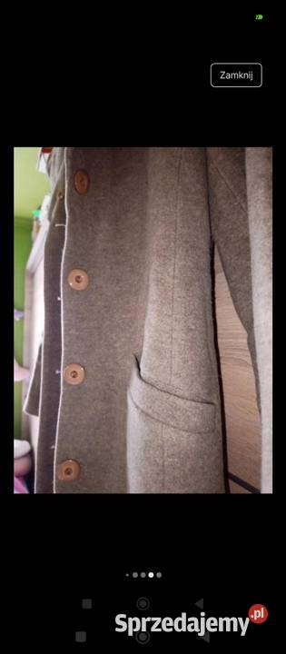 Płaszcz kistermann długi wełna kaszmir m beż Biłgoraj