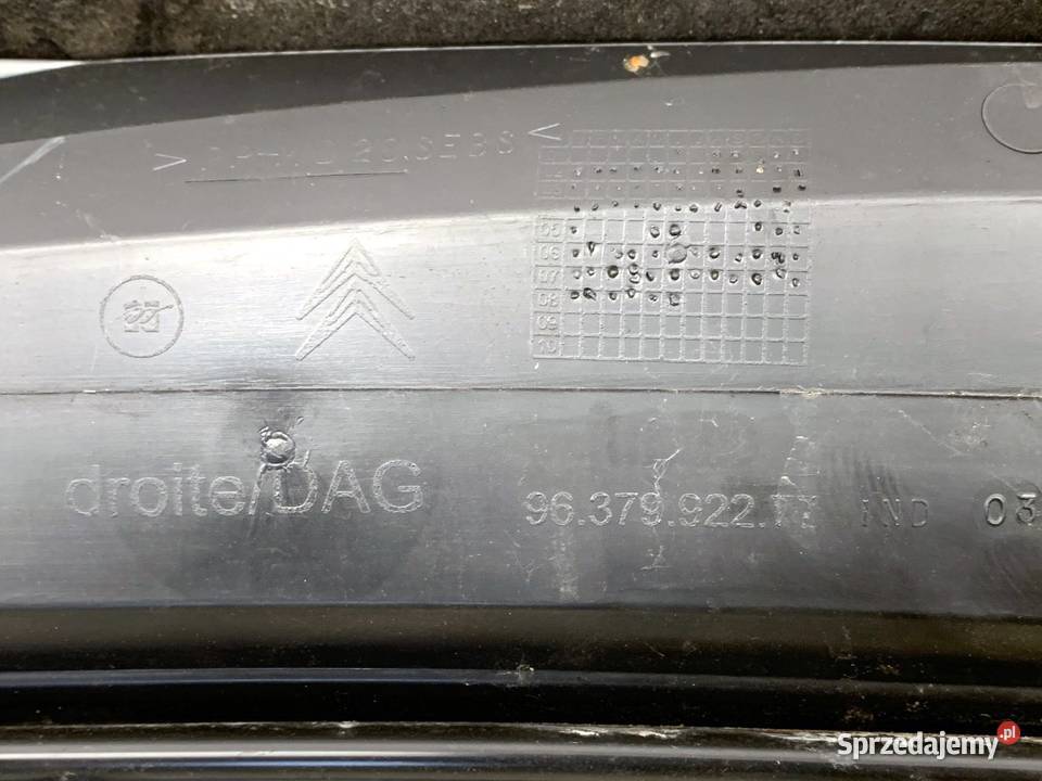 PODSZYBIE CITROEN C3 I 96379922 Hatchback OSŁONA podkarpackie