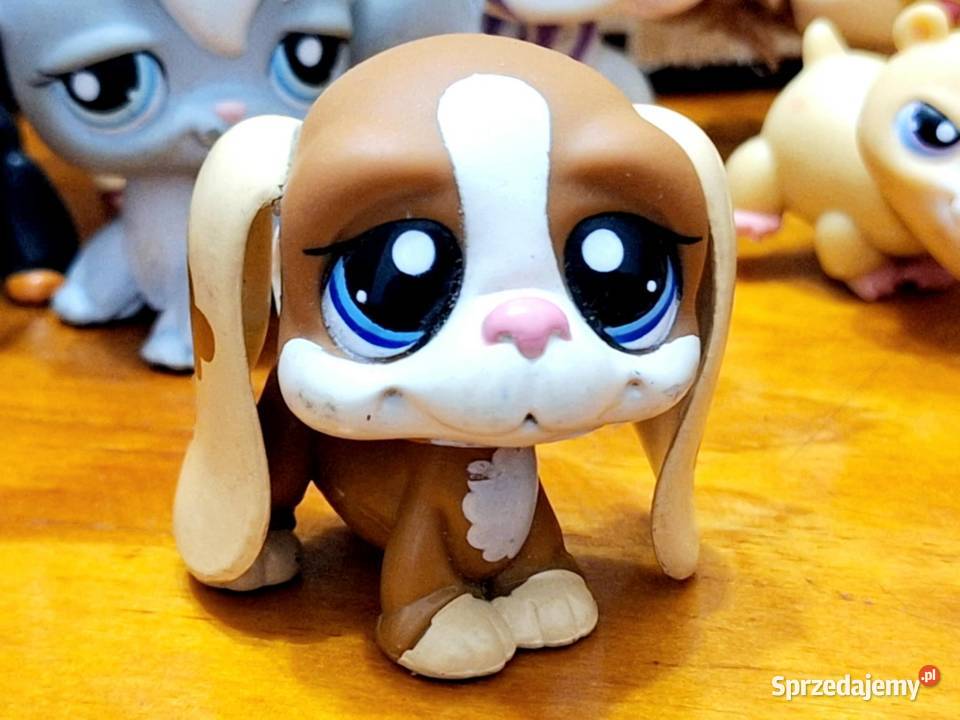 Pies basset plamki Littlest Pet Shop Figurki Braniewo sprzedam