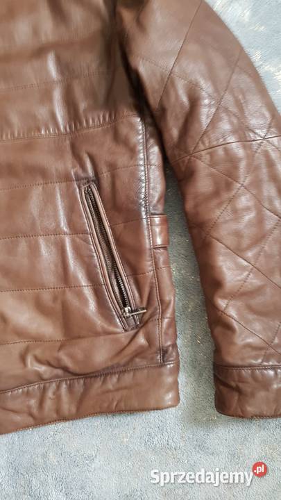 Massimo Dutti pikowana kurtka skóra dwustronna Chorzów sprzedam