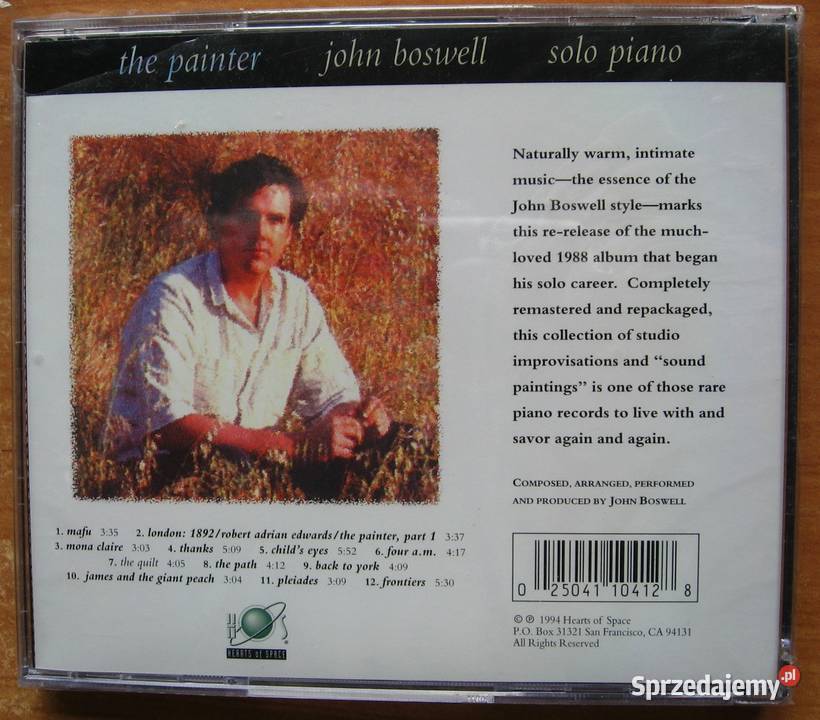 John Boswell The Painter Solo Piano pomorskie Kępice