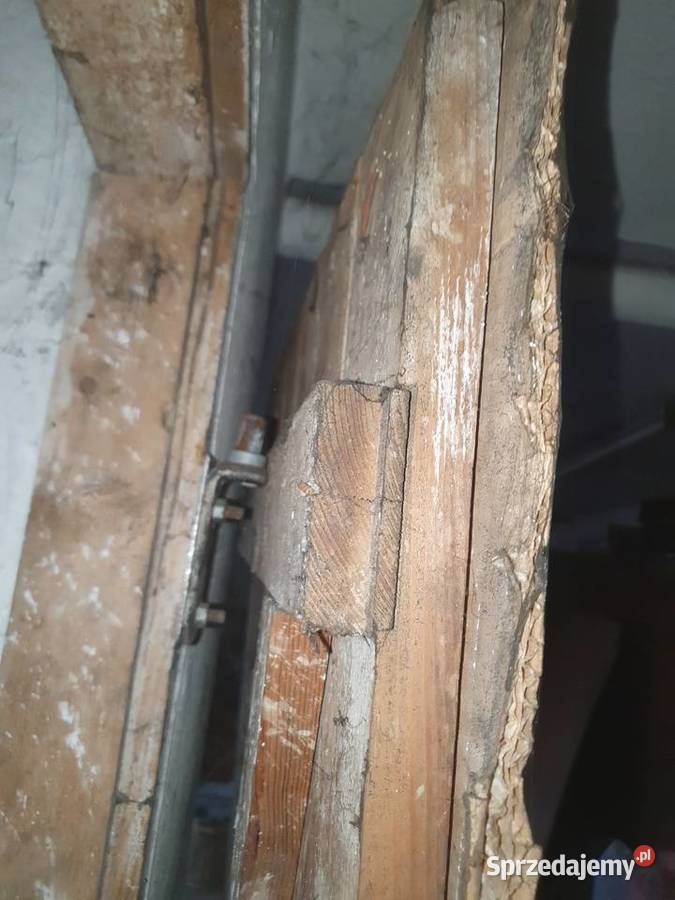 Drzwi stare z zamkiem vintage Warszawa sprzedam