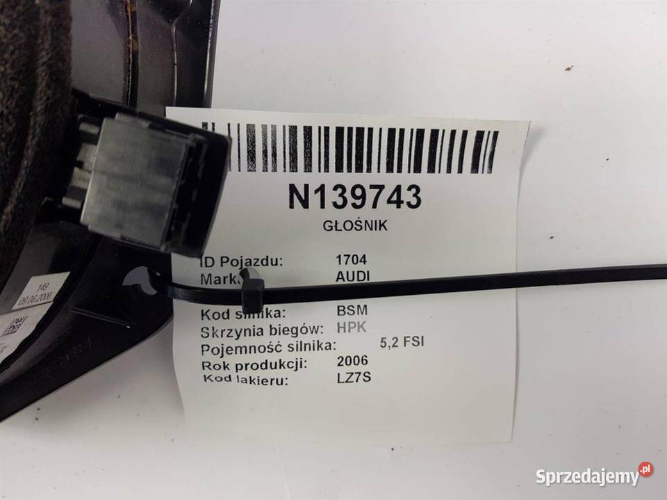 GŁOŚNIK S8 D3 4E0035411A Lipno