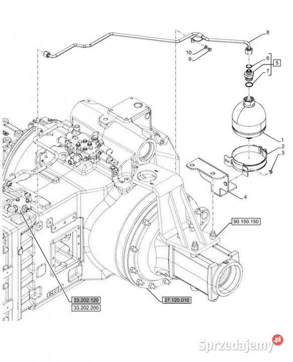 Holland T6090 T6070 Hydroakumulator 100bar 2l wielkopolskie Jastrzębniki