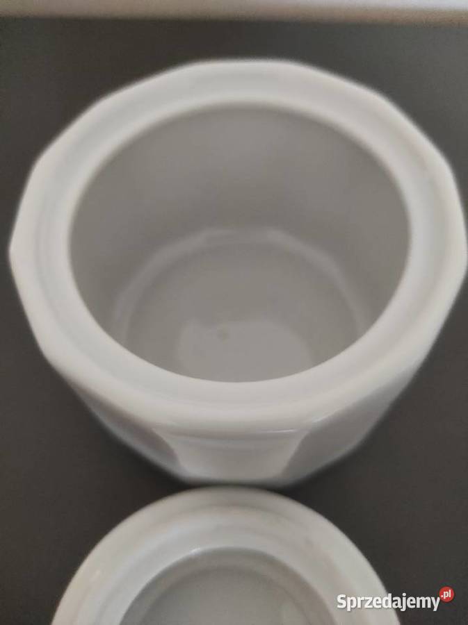 Cukiernica porcelana Lubiana biały podlaskie Warpechy Stare