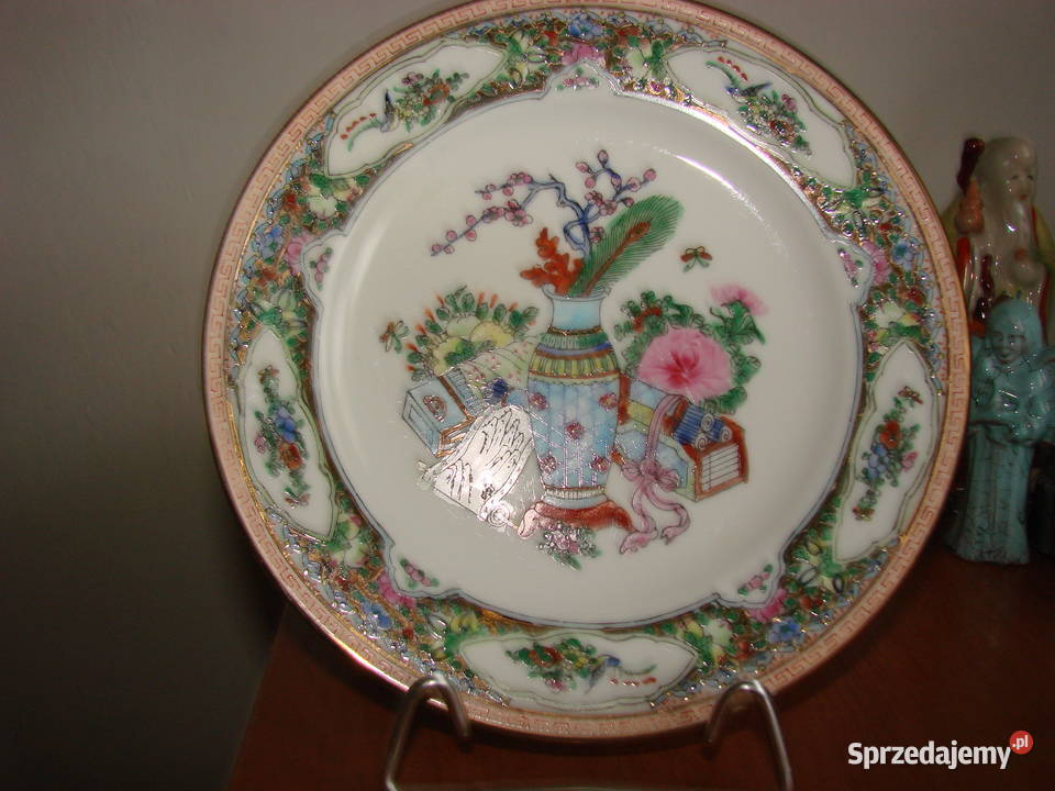 chiński porcelanowy talerz Pruszcz Gdański sprzedam