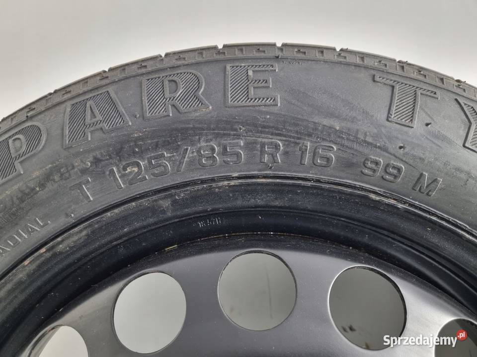 KOŁO DOJAZDOWE Opel Vectra C Astra H 12585 R16 lubelskie Chełm