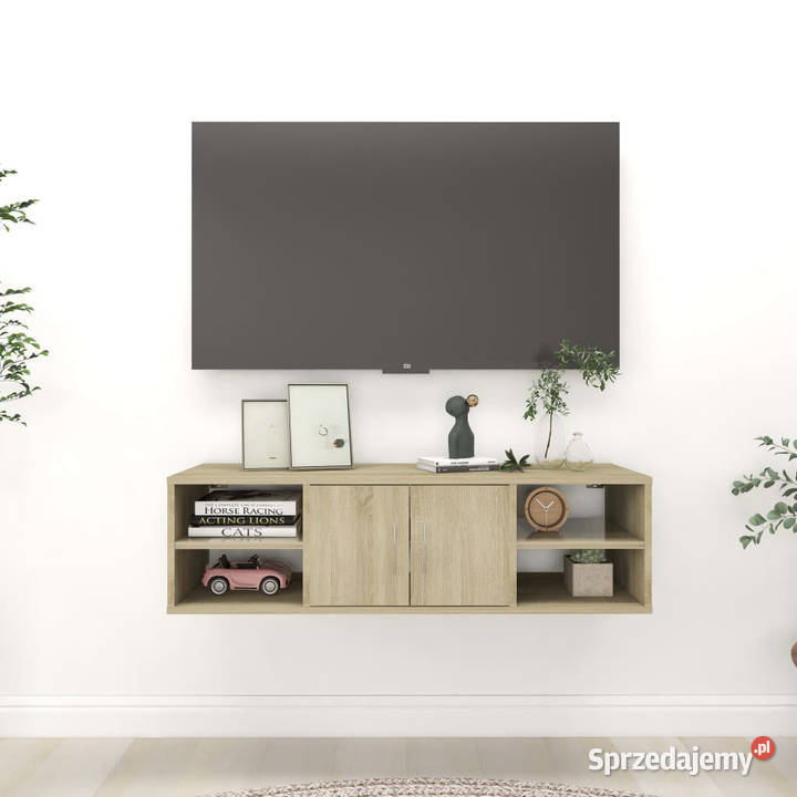 Półka ścienna dąb sonoma 102x30x29 materiał Półki sprzedam