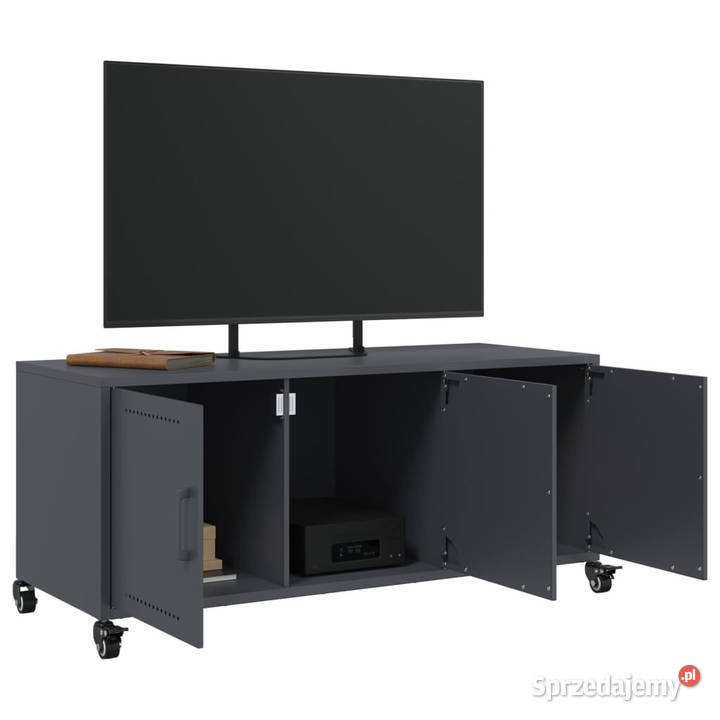 Szafka RTV antracytowa 1005x39x435 stal WM846646 Warszawa