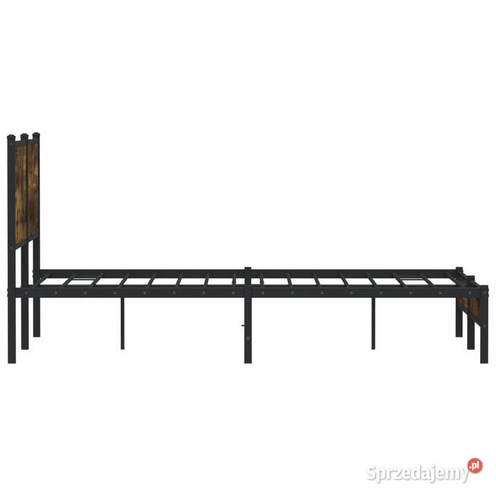 Łóżko Czarne Metalowe Rama Łóżka Metalowa Ze 207cm mazowieckie
