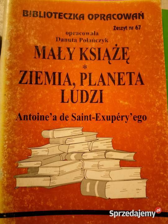 Mały książę Ziemia planeta ludzi analizy Rok wydania 2001 Książki naukowe i popularnonaukowe Kultura i Rozrywka Warszawa