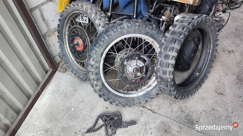 Komplet kół aprilia pegaso 125 600 650 21 18 19 podlaskie Białystok sprzedam