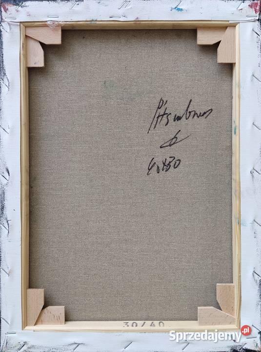 Abstrakcja PITSKO G obraz olejny na płótnie