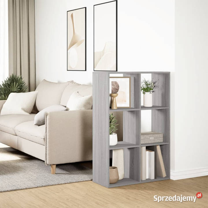 Regał przegroda szary dąb sonoma 695x29x1035 Warszawa