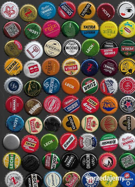 Kapsle polskie z piwa i napojów KPN 10 lubelskie Puławy