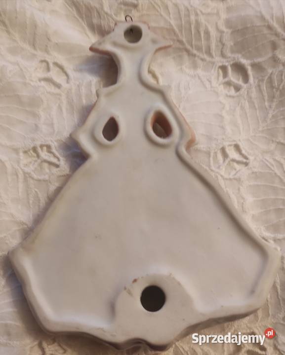 Antyczna figurka wiktoriańska porcelanowa Porcelana i szkło