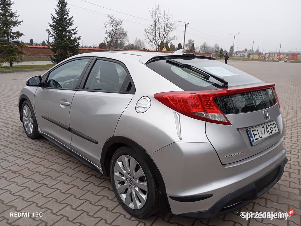 Honda Civic 2013r Salon Polska 1 właściciel Łódź