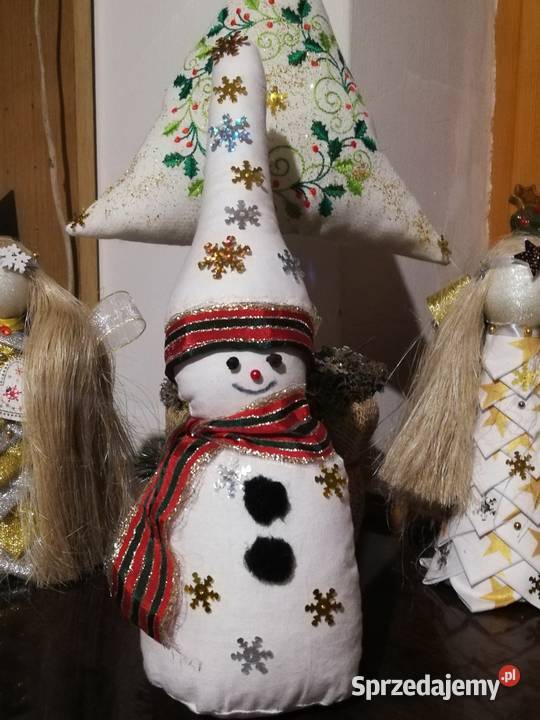 Bałwanek z bawełny Dekoracje i ozdoby Kraków sprzedam