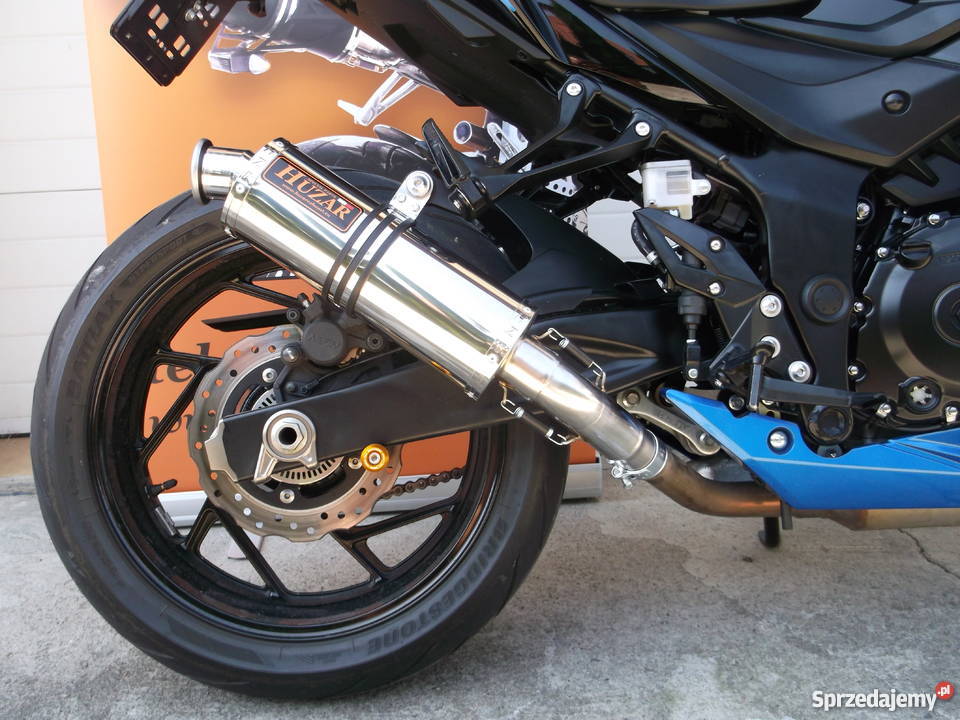 HUZAR EXHAUST wydech tłumik OWAL SUZUKI GSXS Błażowa