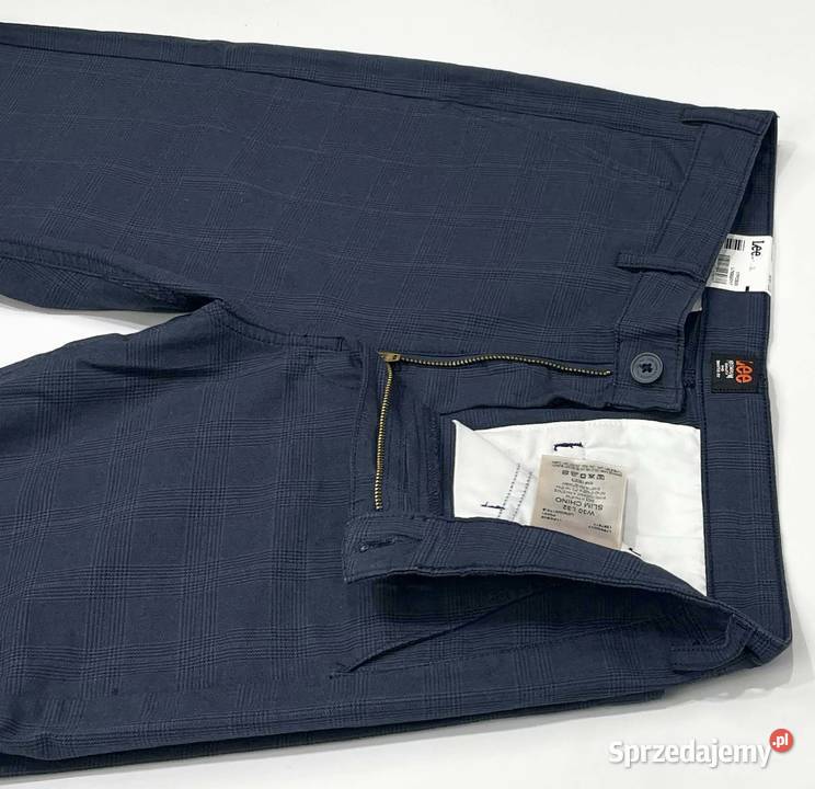 Spodnie męskie Lee Slim Chino Estate Blue W30 Lee