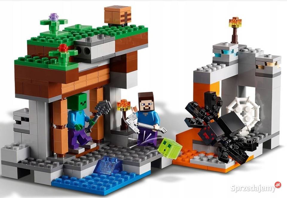 LEGO Minecraft 21166 Opuszczona kopalnia Łódź