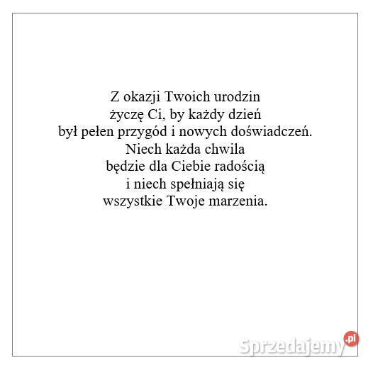 kartka na urodziny HANDMADE urodzinowa brązowa w Rękodzieło Stare Miasto sprzedam