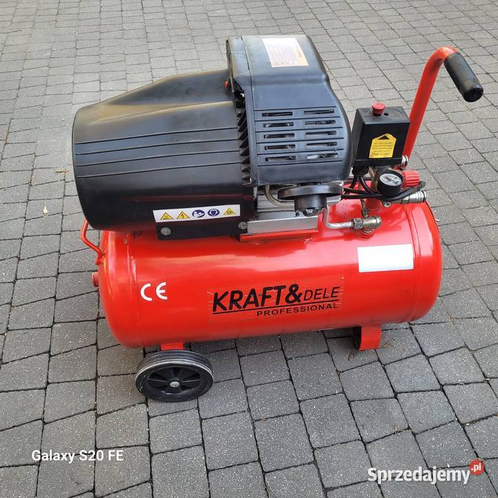 Kompresor Kraft Dele 50l silnik 2 tłokowy Pozostałe