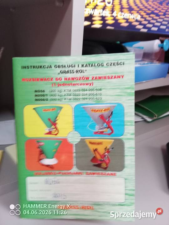 Rozsiewacz Grass Rol łódzkie Przemysłów