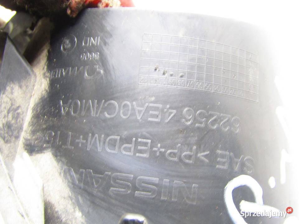 KRATKA ATRAPA HALOGENU PRAWA PRAWE NISSAN