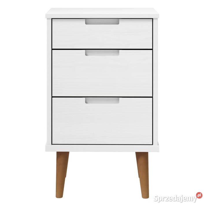 Szafka nocna MOLDE biała 40x35x65 lite drewno Warszawa sprzedam