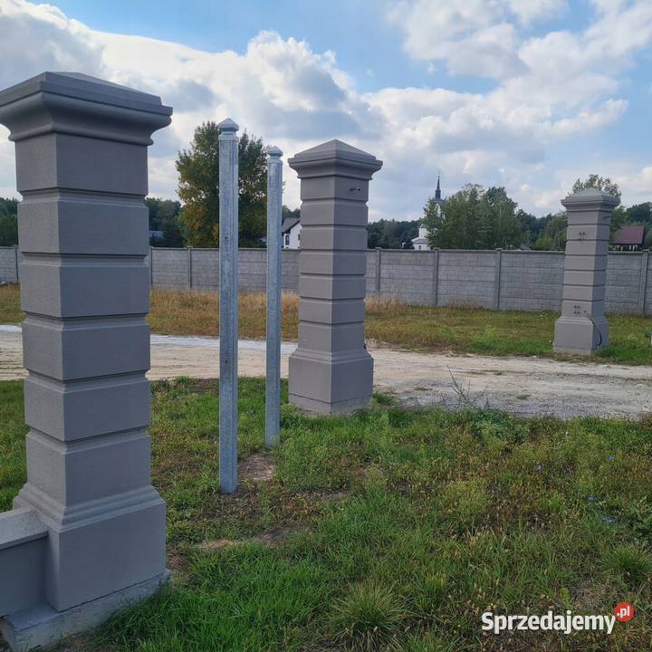 Ogrodzenia DworkoweSłupkiMurki Betonowe Stylowe