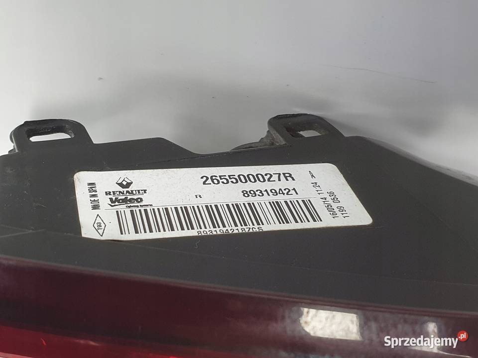 Renault Megane III kombi TYLNA LAMPA PRAWA prawy Janów sprzedam
