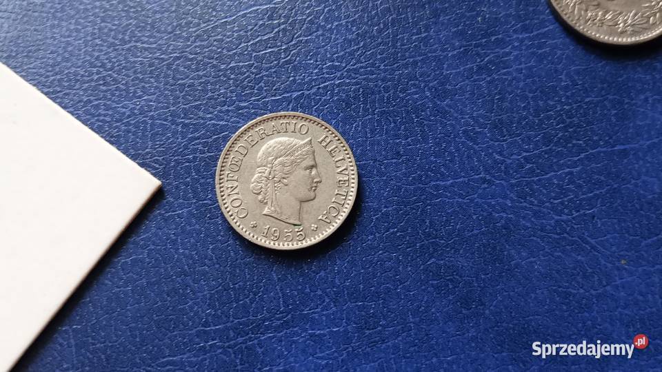 Stare monety 10 rappen 1955 Szwajcaria Lesko sprzedam