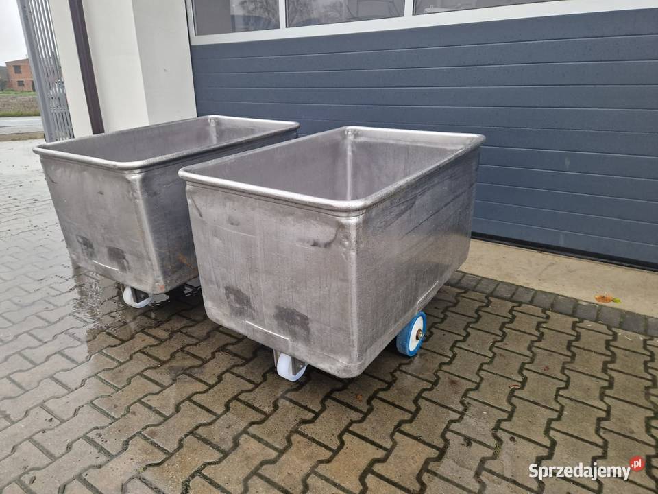 Zbiornik na kółkach wanna pojemnik stal Pozostałe wielkopolskie Buk sprzedam