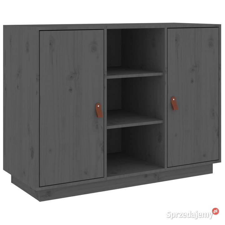 Komoda szara 100x40x75 lite drewno sosnowe Komody Warszawa