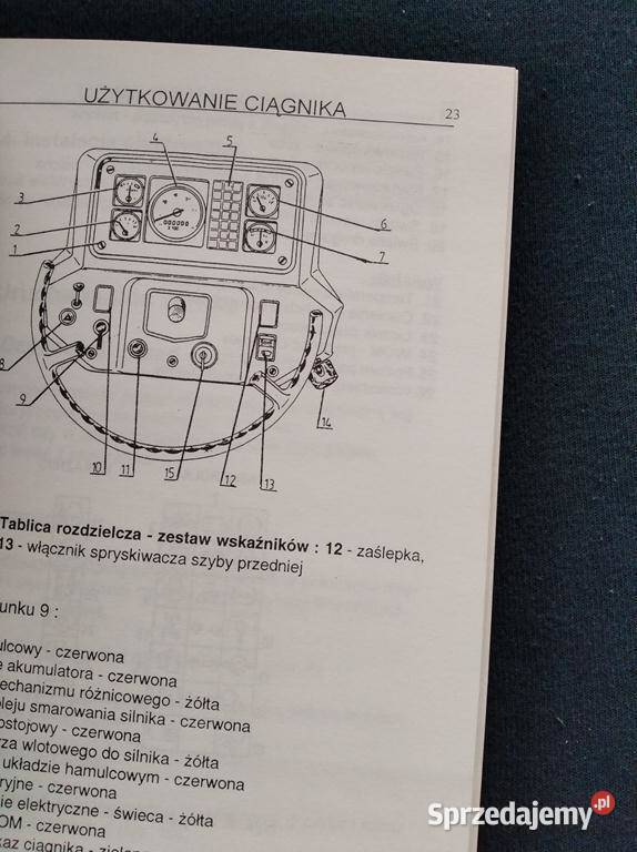 Instrukcja obsługi Ursus 10421044 oryginał Lublin sprzedam
