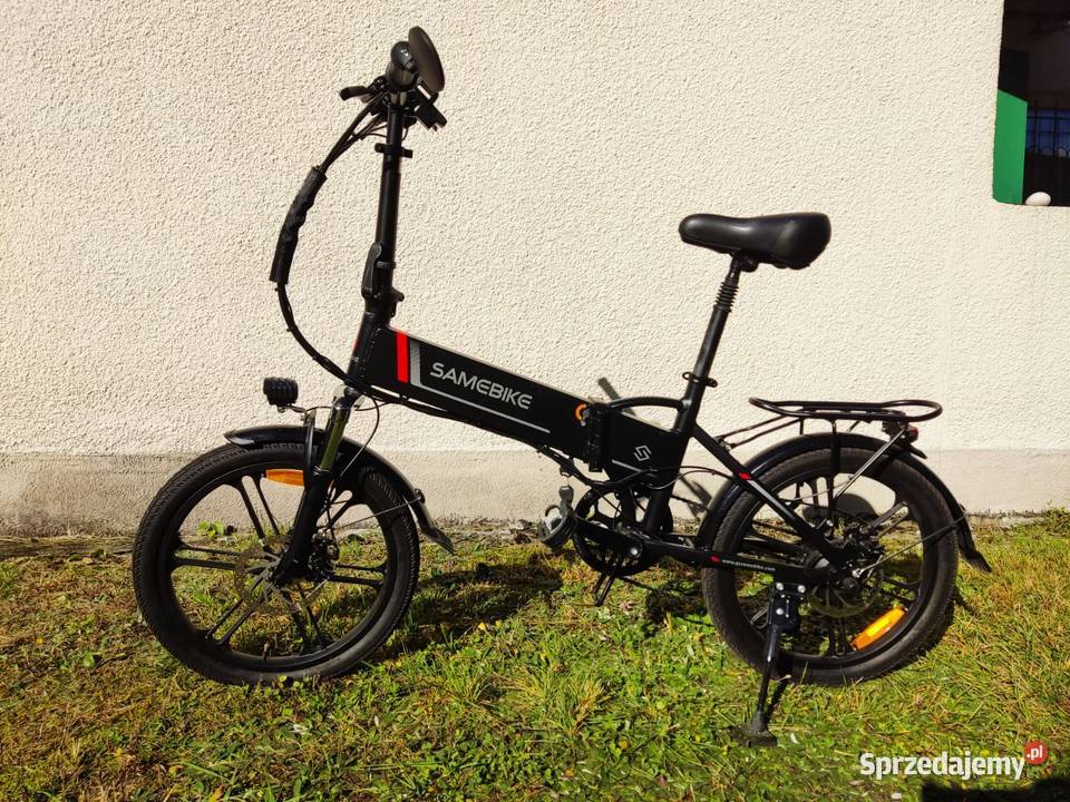 SAMEBIKE 20LVXD30-II Składany miejski rower elektryczny , b. mały przebieg