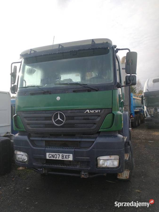 Mercedes Axor 8x4 wywrotka zielony Zendek