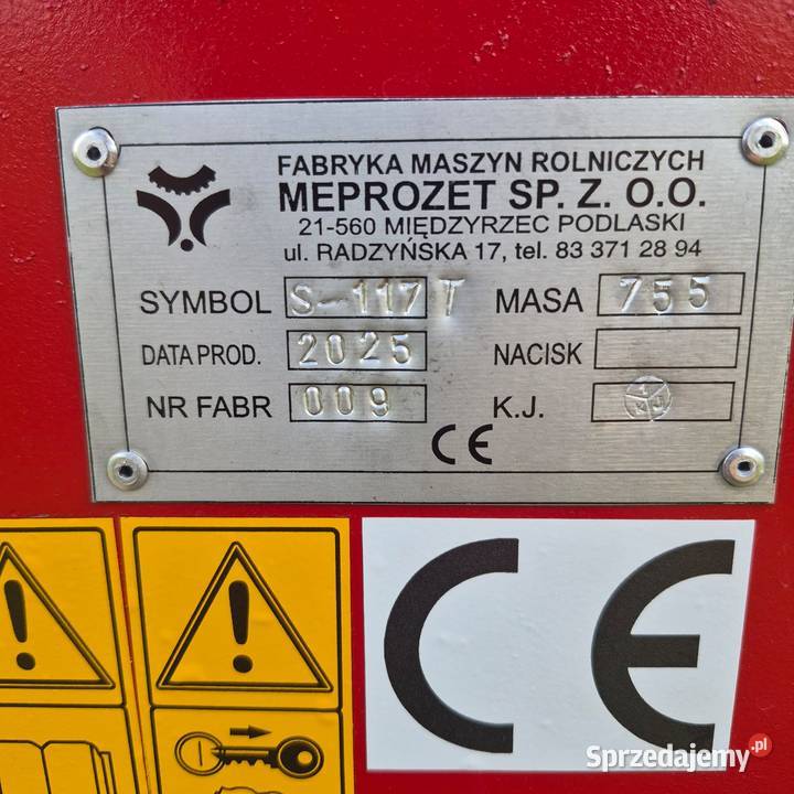 Siewnik zbożowy 2talerzowy S117T MEPROZET 30m w Opoczno