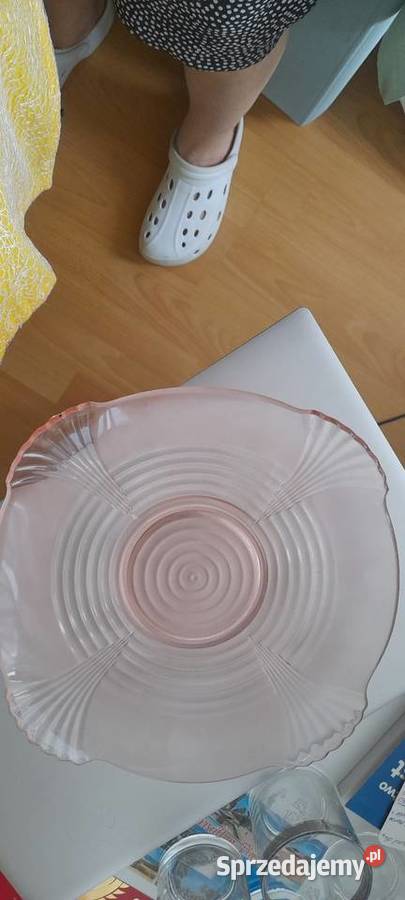 Talerz deserowy firmy Niemen Warszawa