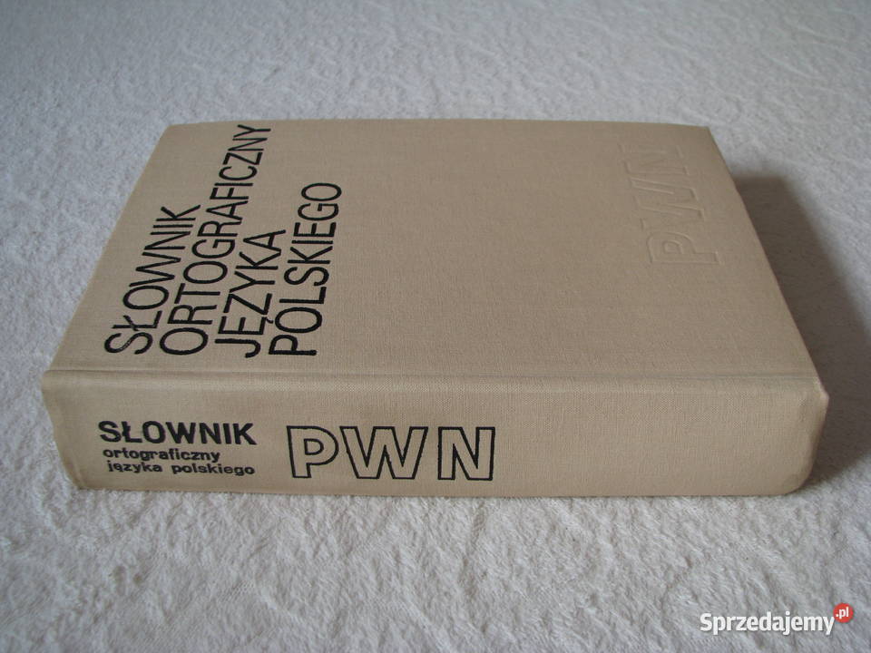 Słownik ortograficzny języka polskiego PWN Brzegi sprzedam