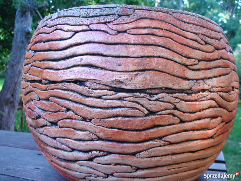 Ceramiczna donicakula ogrodowa 40 mrozoodporna Jelenia Góra