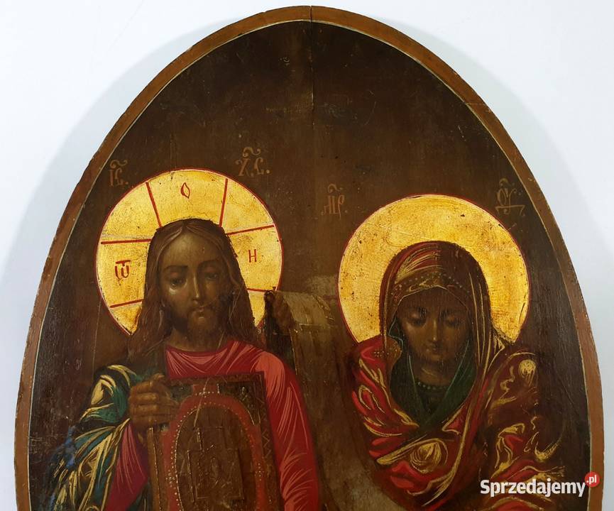 Ikona Jezus Chrystus Matka Boża Czcij Mnie