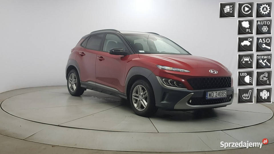 Hyundai Kona 10 TGDI Style DCT Z Polskiego wielofunkcyjna kierownica