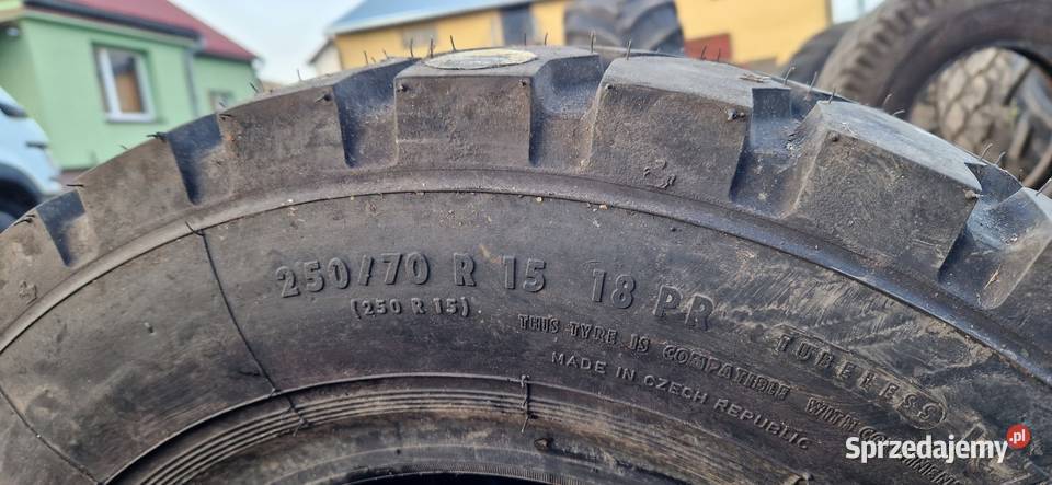 25070r15 250r15 2507015 Continental 18PR Nowe Nowe Miasto Lubawskie sprzedam